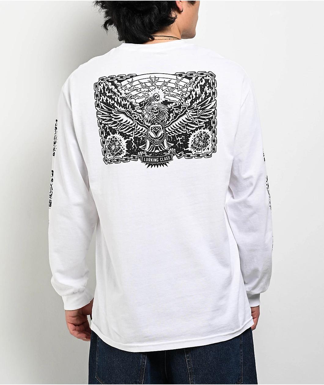 Lurking Class by Sketchy Tank x Tallboy Unchained White Long Sleeve T-Shirt Product Image