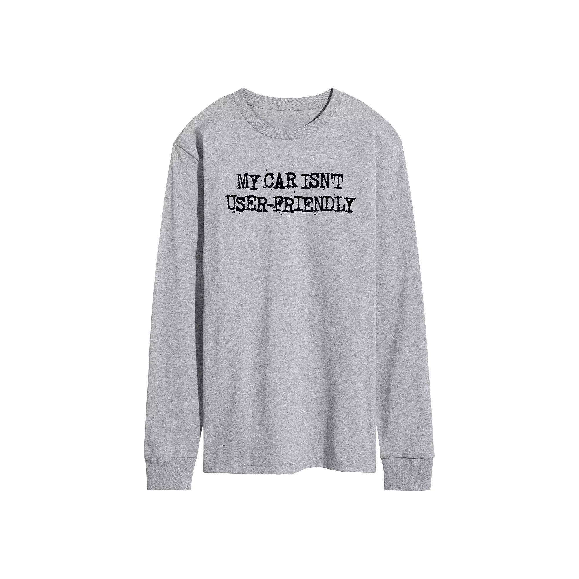 Mens My Car Isnt User Friendly Long Sleeve Tee Product Image