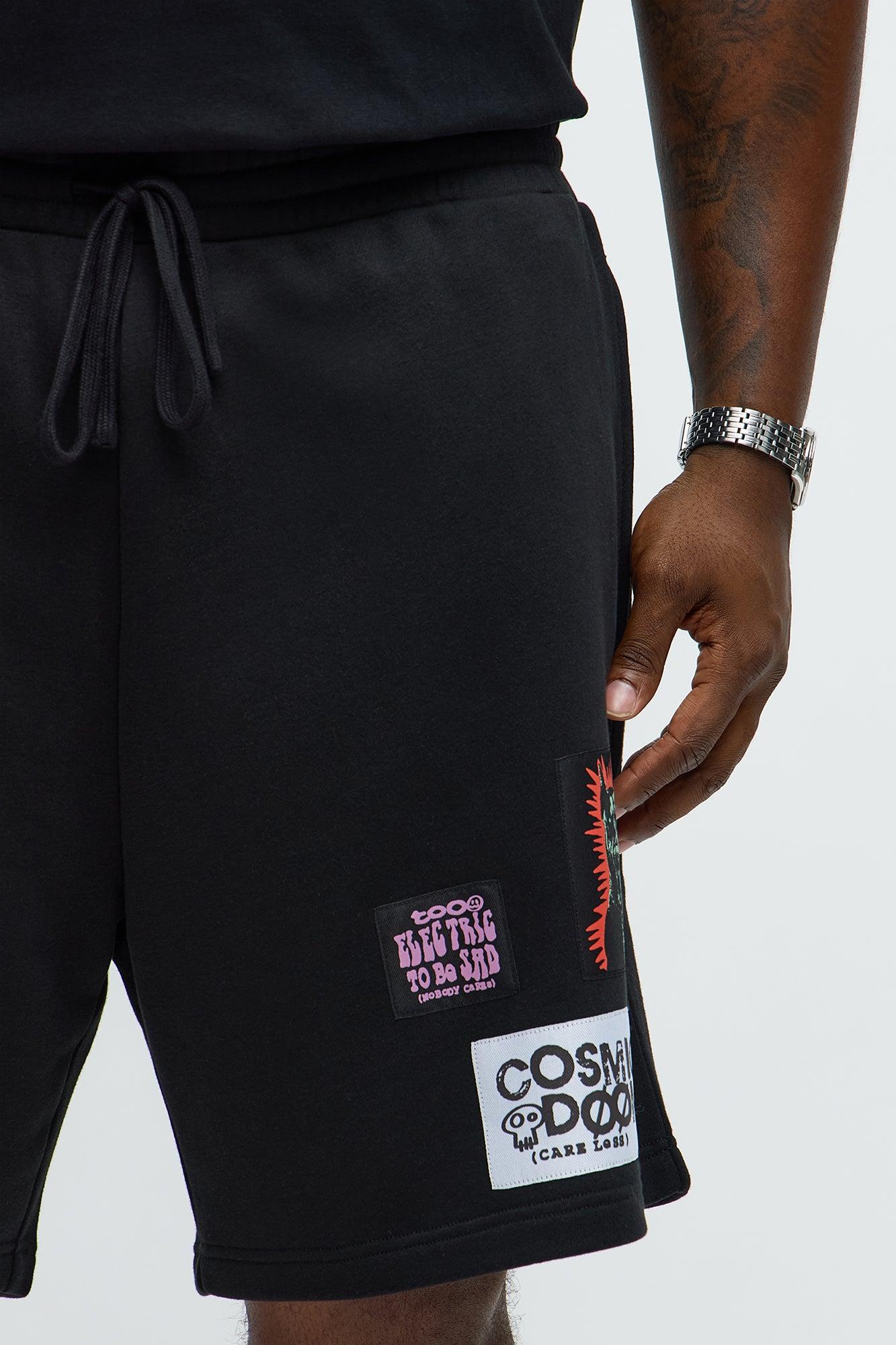 Tyson Relaxed Careless Shorts - Black Product Image
