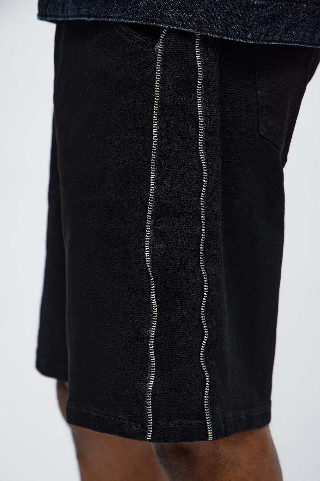 Relaxed Me Down Denim Shorts - Black Product Image