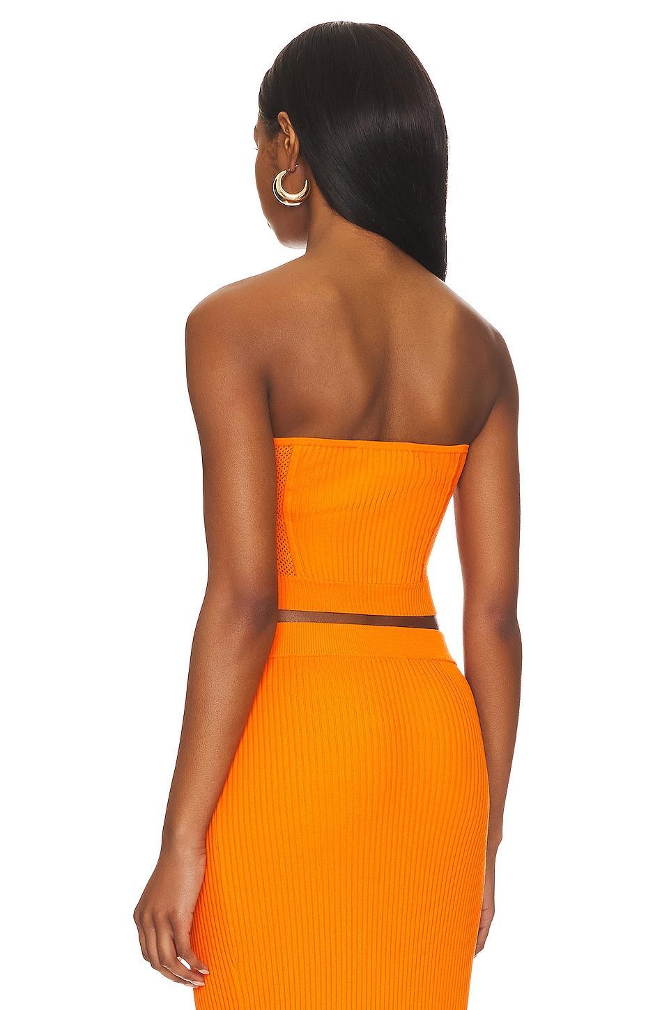 Sage Strapless Top Central Park West Product Image