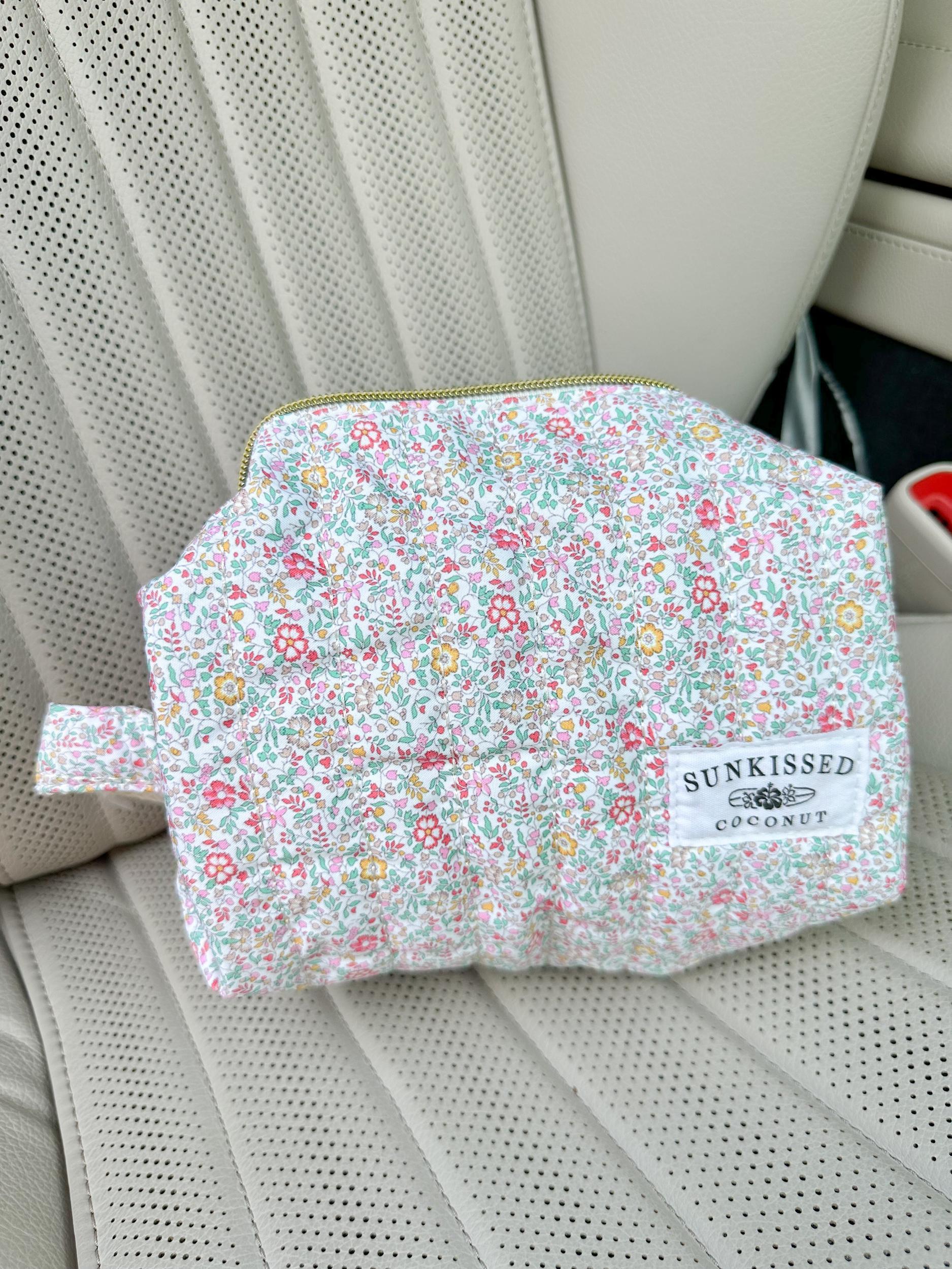 Medium Floral Day In The Park Handmade Handle Bag Girls Product Image