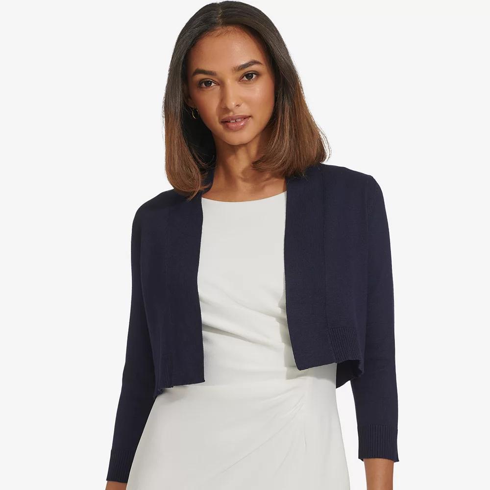 Womens Harper Rose Open Front Shrug Cardigan Spring Blue Product Image