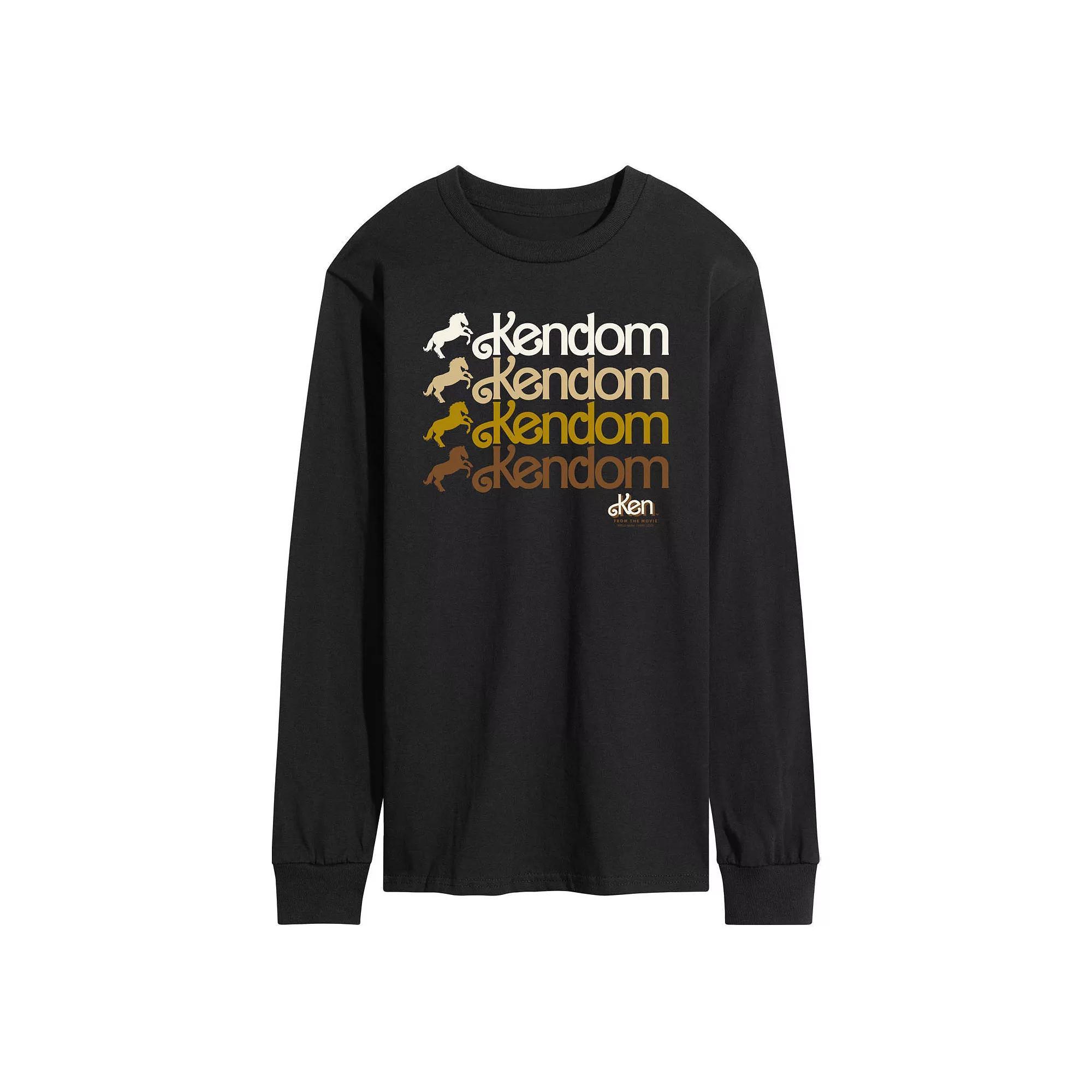 Mens Barbie The Movie Kendom Western Long Sleeve Graphic Tee Product Image
