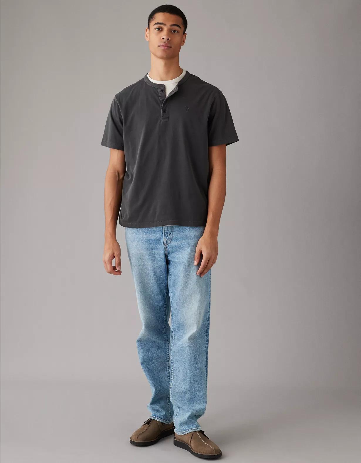 AE Lived-In Henley T-Shirt Product Image