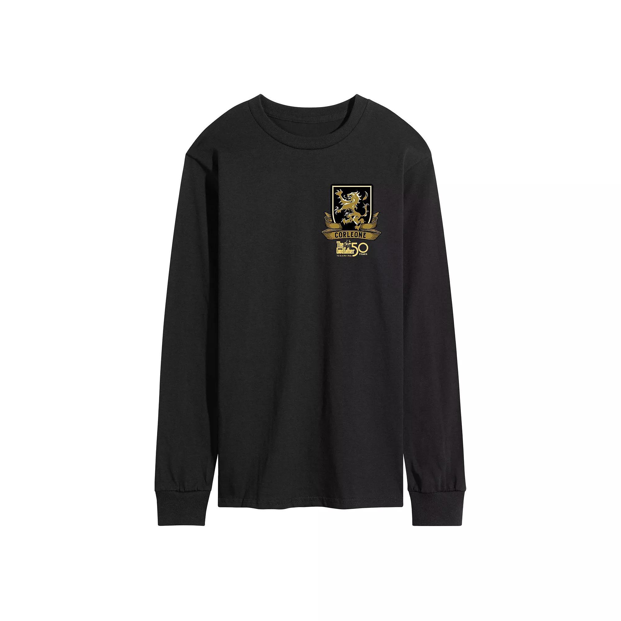 Mens The Godfather Crest Long Sleeve Tee Product Image