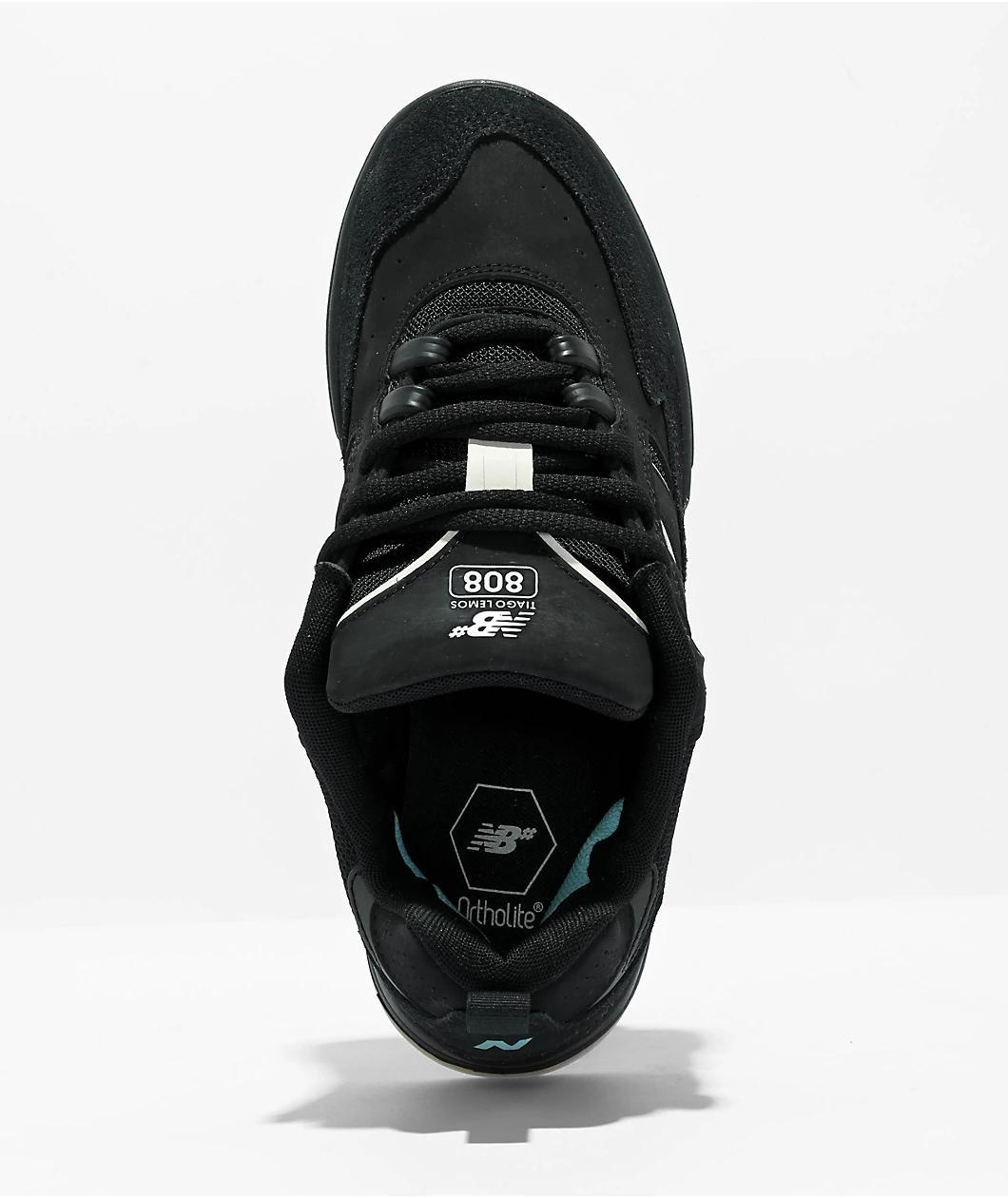 New Balance Numeric Tiago 808 Black Skate Shoes Product Image