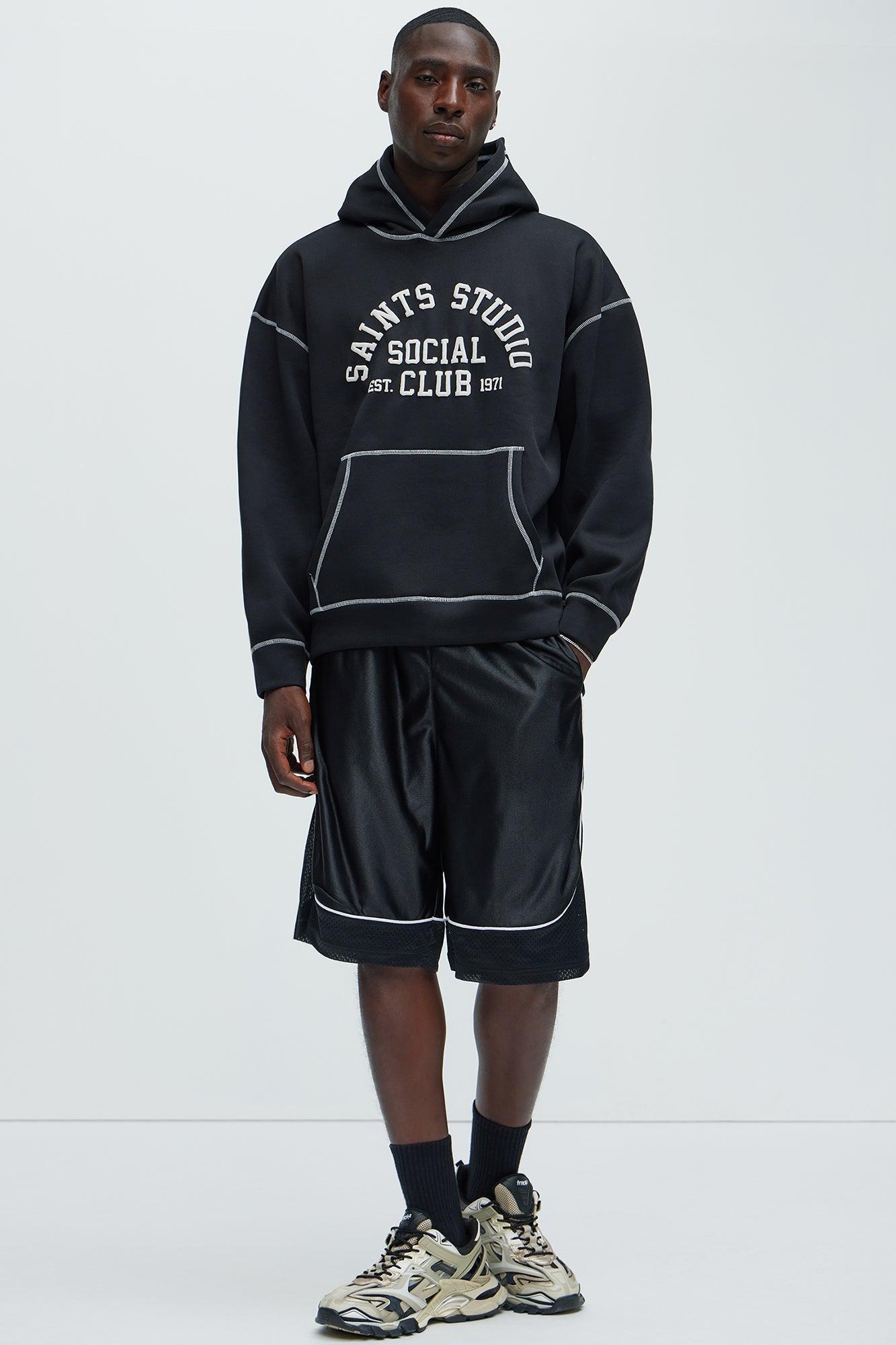 Saints Studio Social Club Hoodie - Black Product Image
