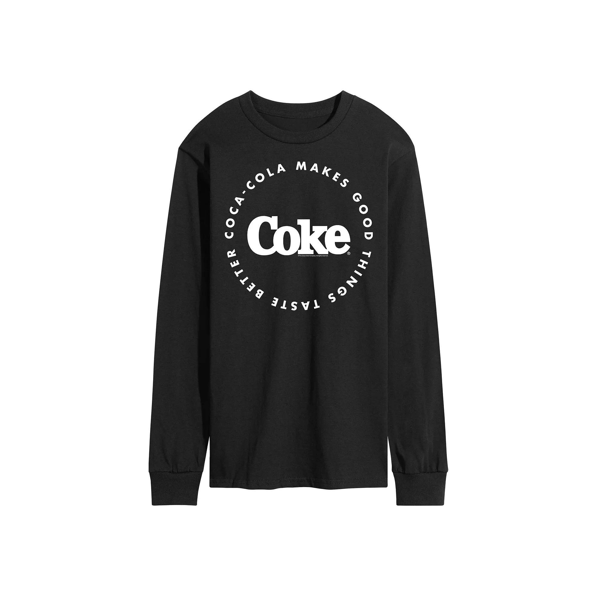 Mens Coca-Cola Coke Makes Things Taste Better Graphic Tee Product Image