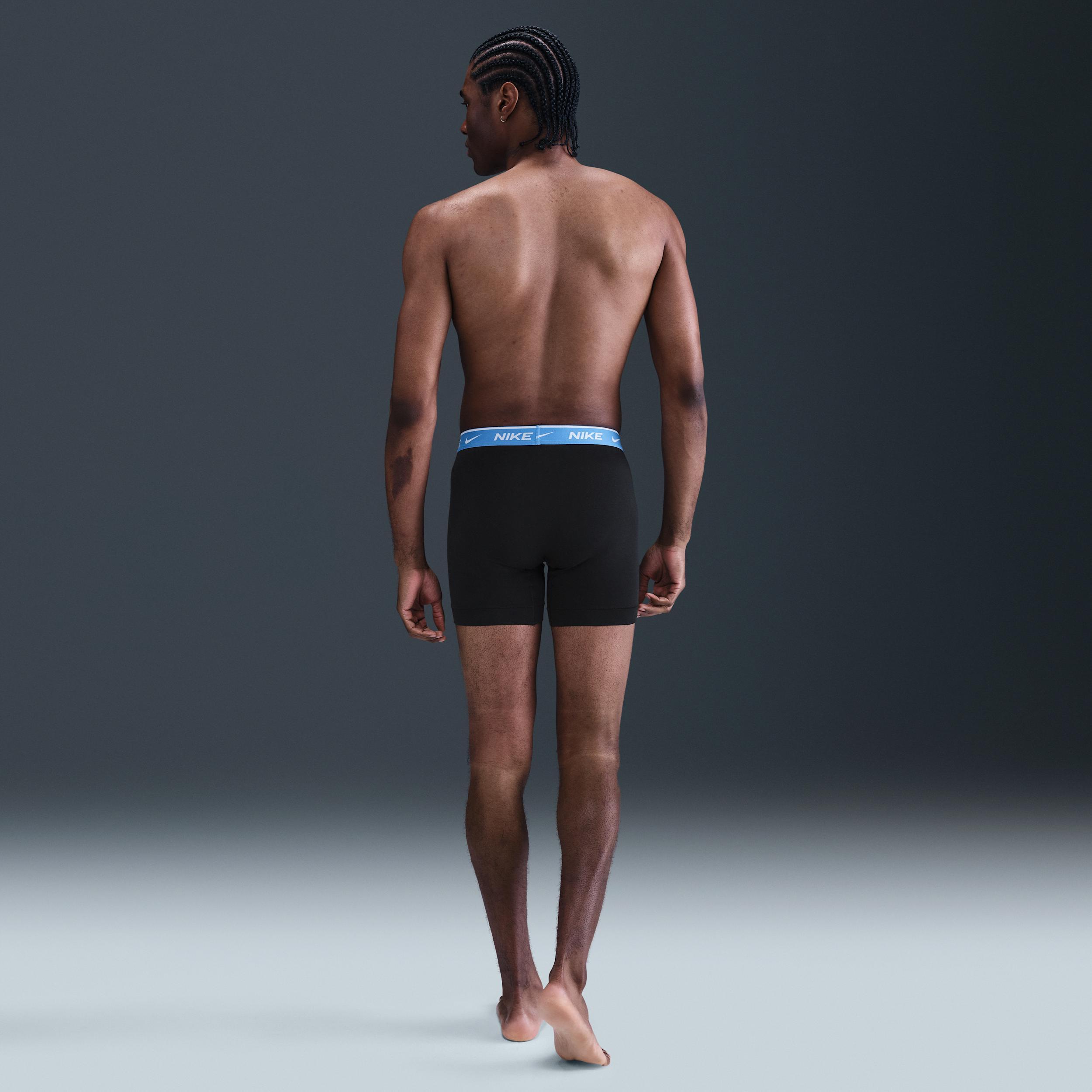 Nike Men's Dri-FIT Essential Cotton Stretch Boxer Briefs (3-Pack) Product Image