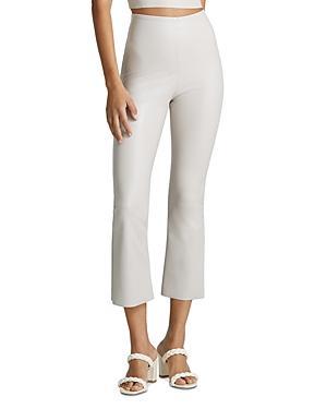 Commando Faux Leather Cropped Flare Leggings Product Image