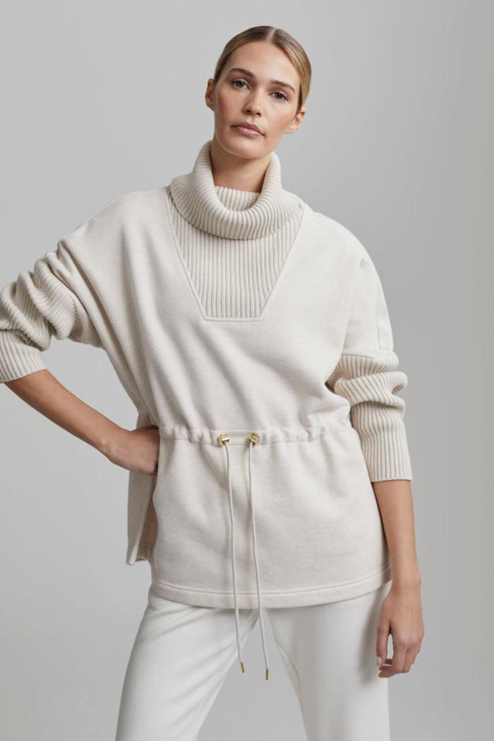 Cavello Longline Sweat- Birch Marl Product Image
