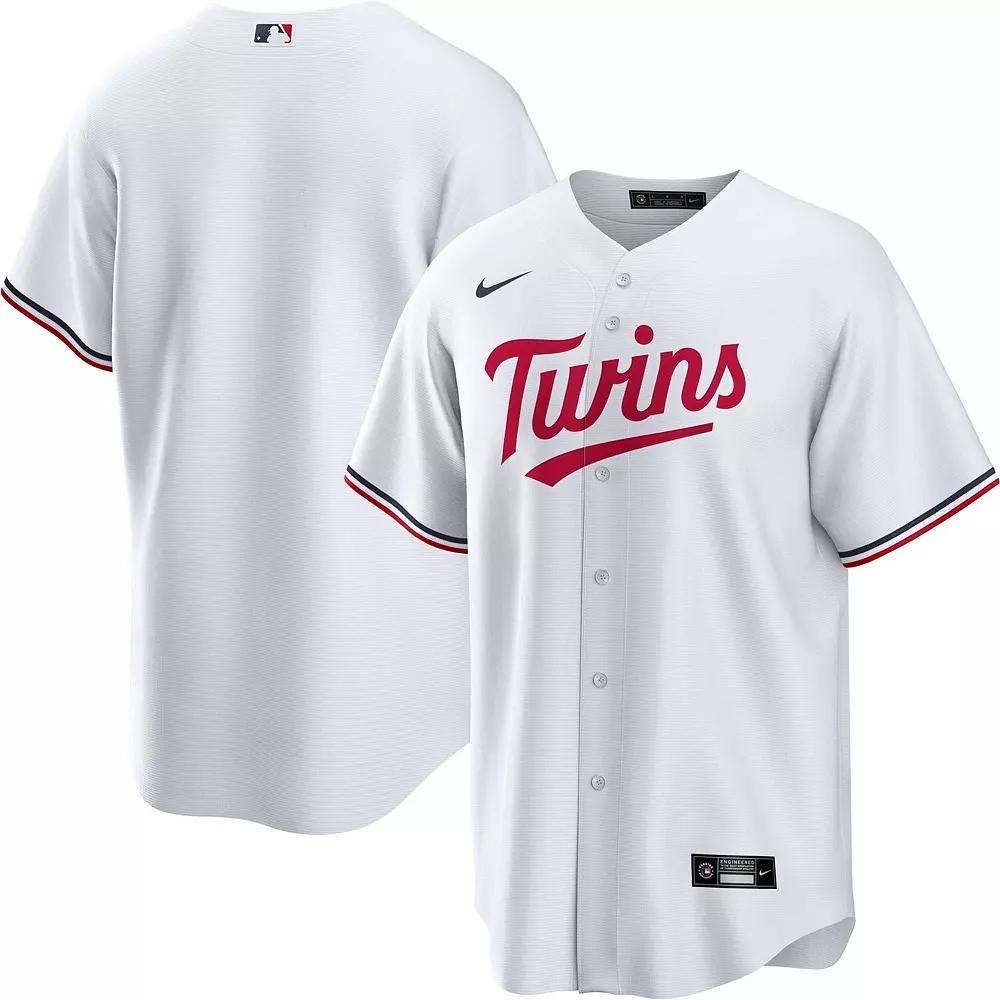 Men's Nike White Minnesota Twins Home Replica Team Jersey, Size: Medium Product Image