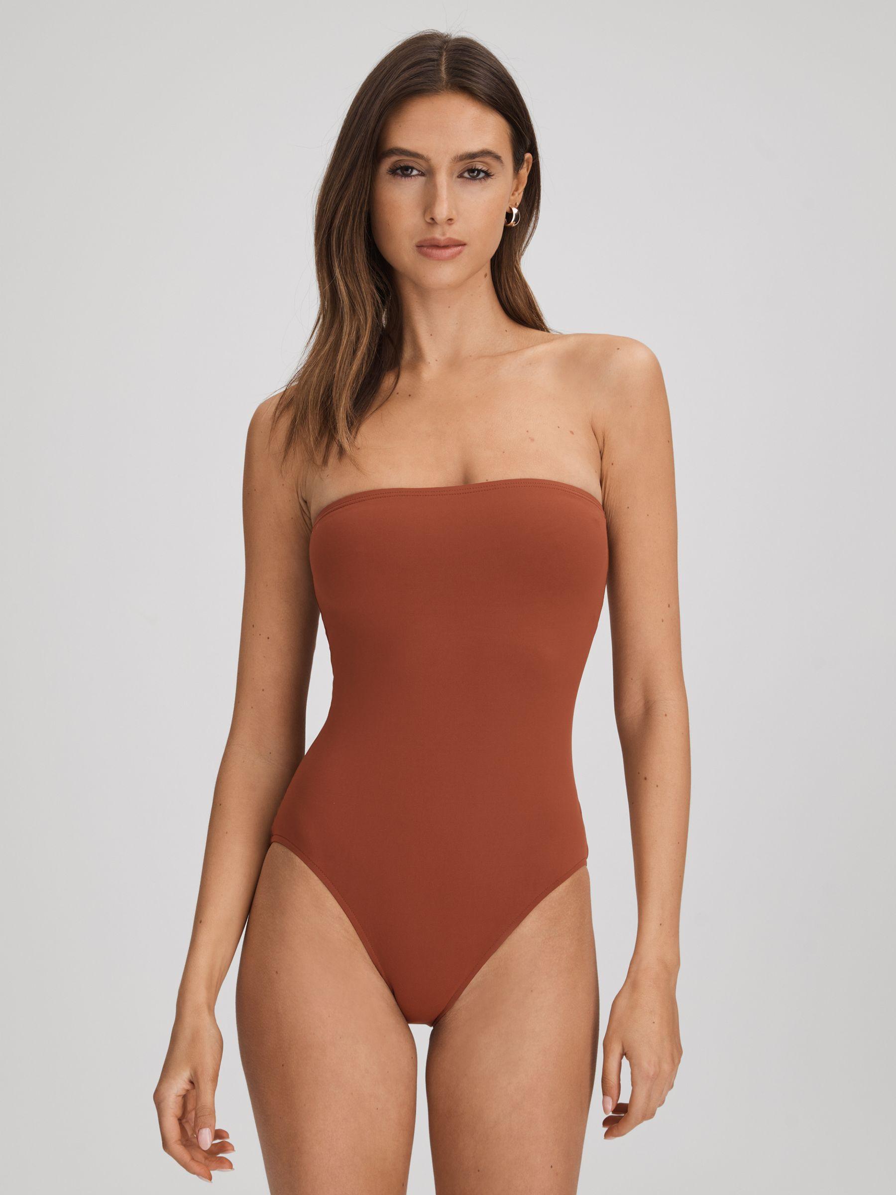 Bondi Born Strapless Swimsuit in Copper Product Image