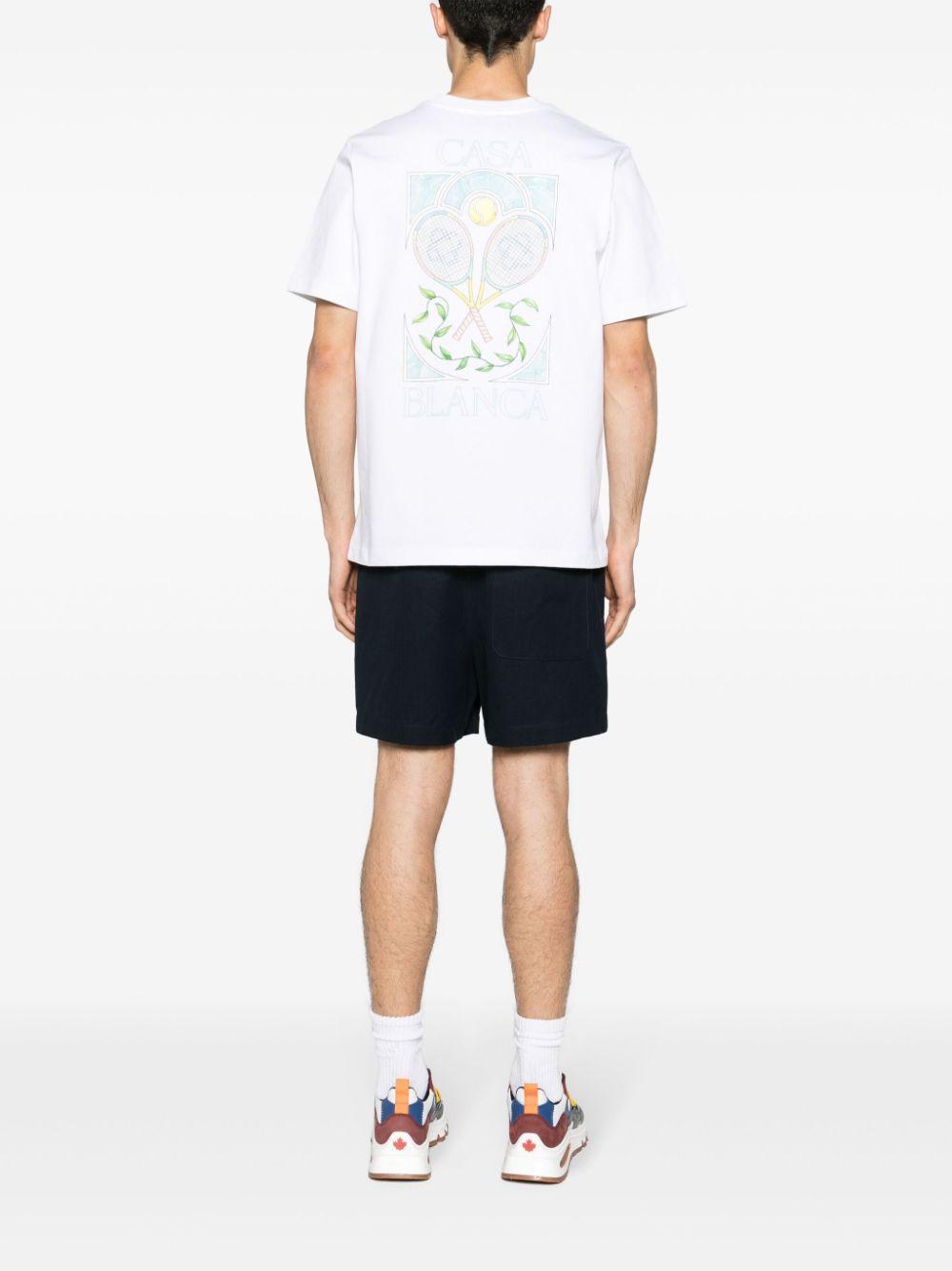 Tennis Pastelle cotton T-shirt Product Image