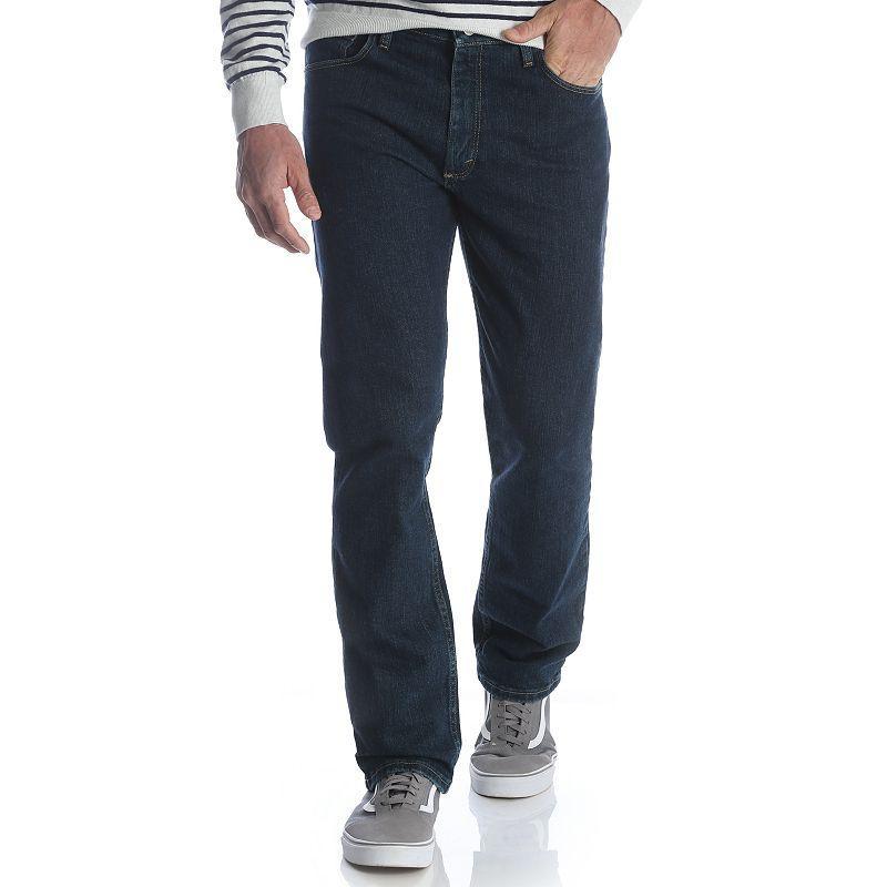 Mens Wrangler Regular-Fit Jeans Dark Grey Product Image
