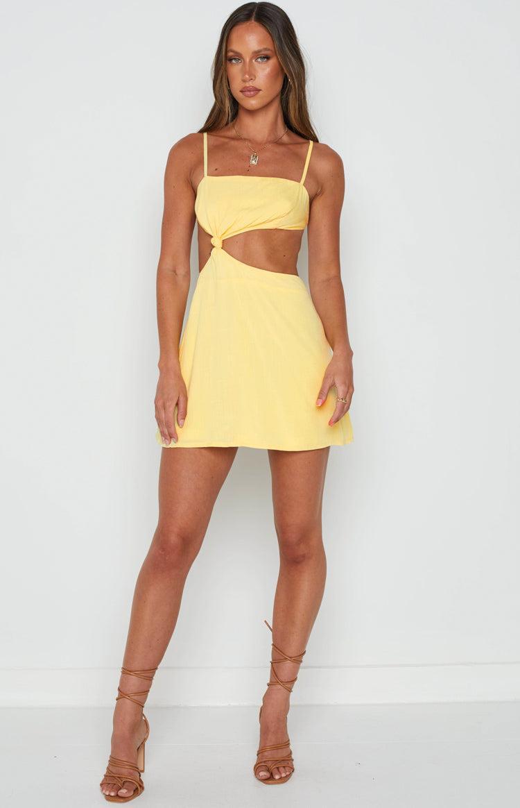 Tao Yellow Mini Dress Product Image