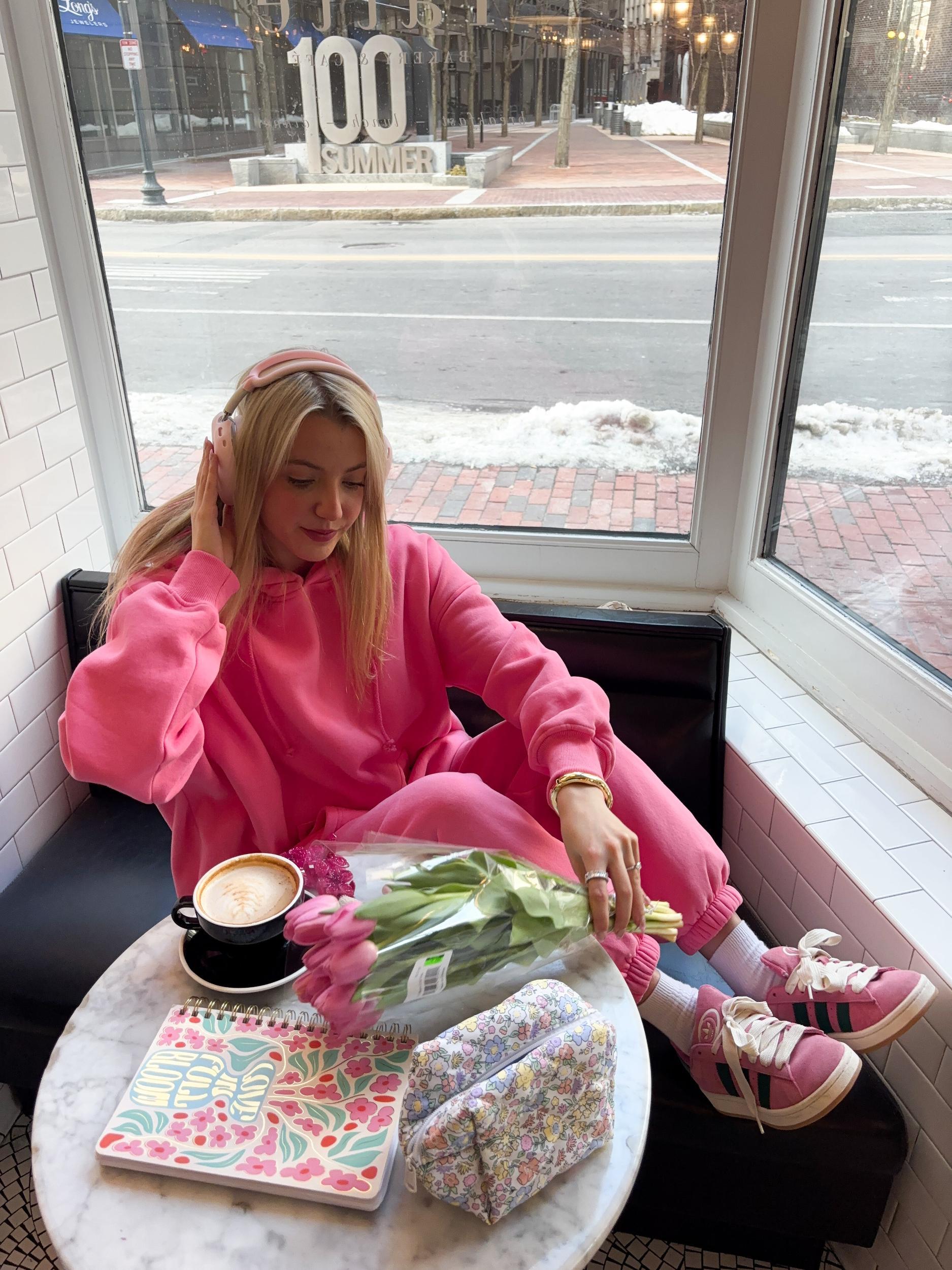 Hibiscus Pink Basic Blank Hoodie Product Image