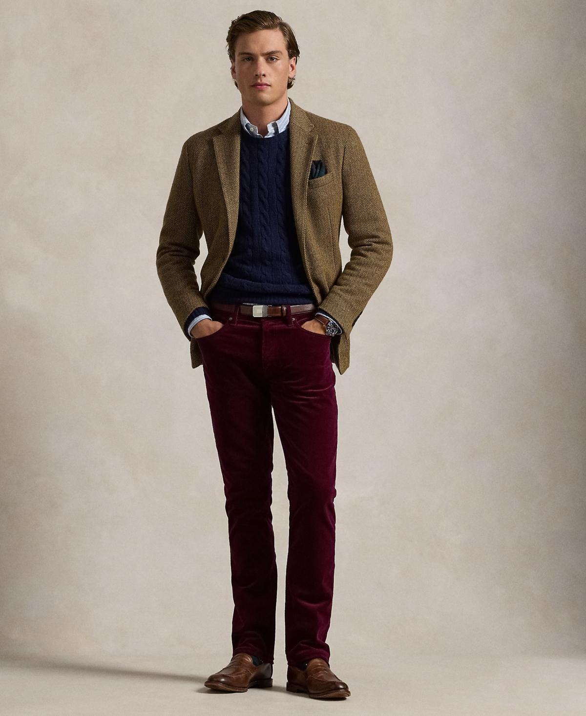 Polo Ralph Lauren Varick Slim Straight Corduroy Pants (Aviator ) Men's Clothing Product Image