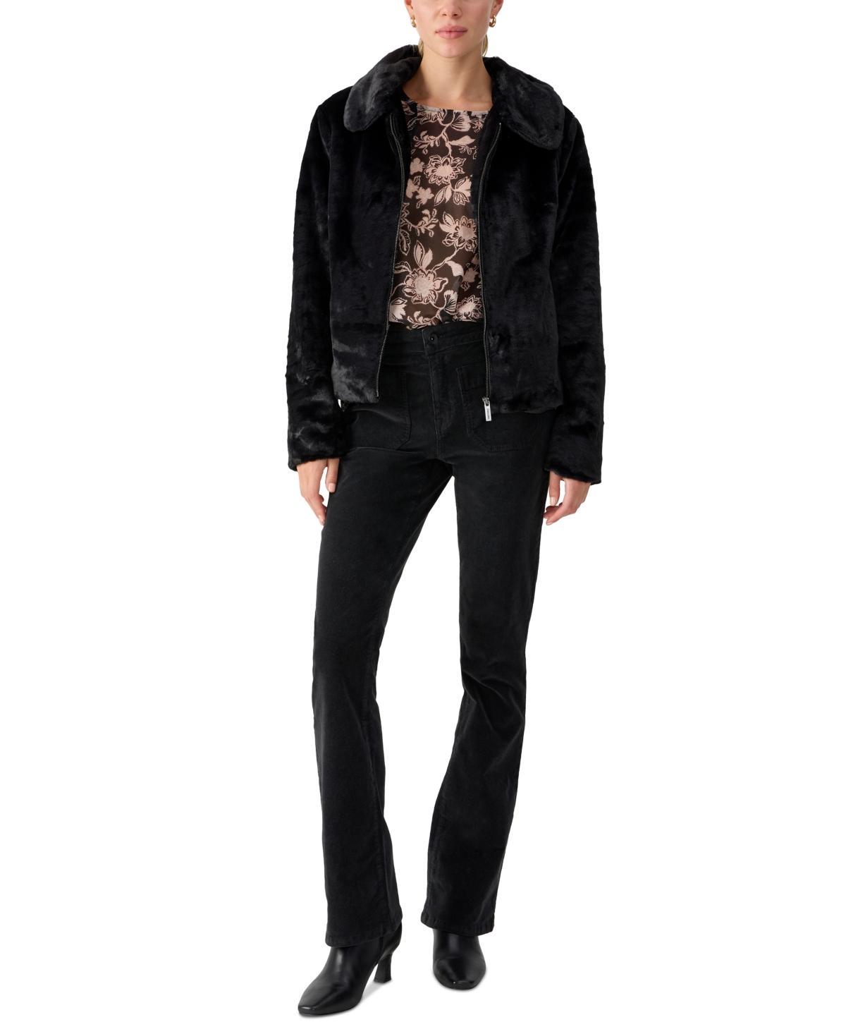Sanctuary Going Out Faux Fur Coat Women's Coat Product Image
