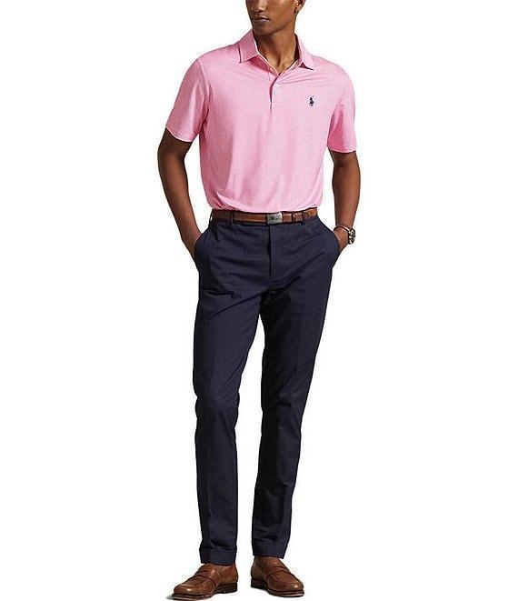 Polo Ralph Lauren Classic Fit Mini Print Performance Stretch Short Sleeve Polo Shirt Product Image