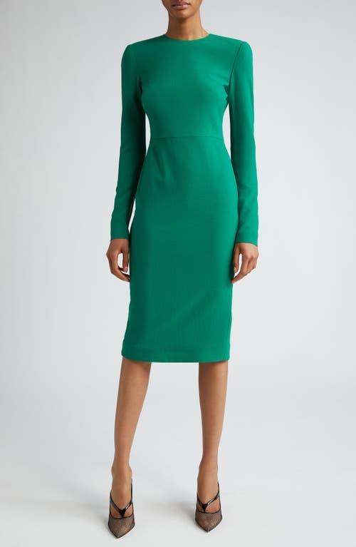 Womens Wool-Blend Body-Con Dress Product Image