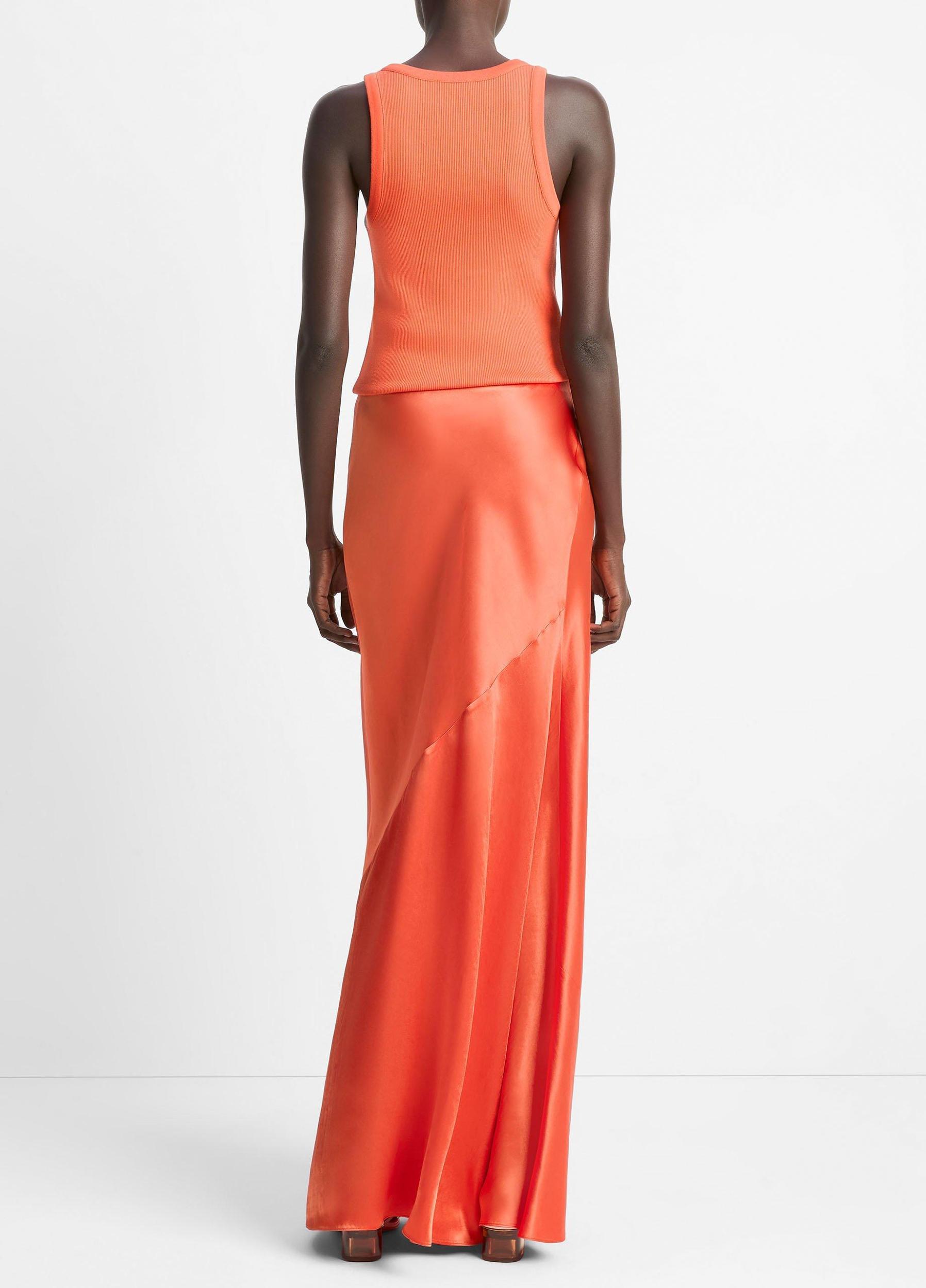 Satin Maxi Skirt Product Image