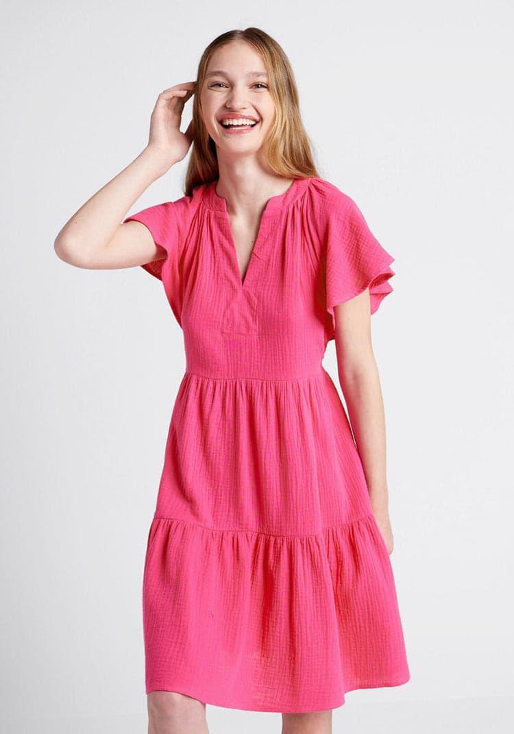 Sun-Soaked Cotton Dress Product Image