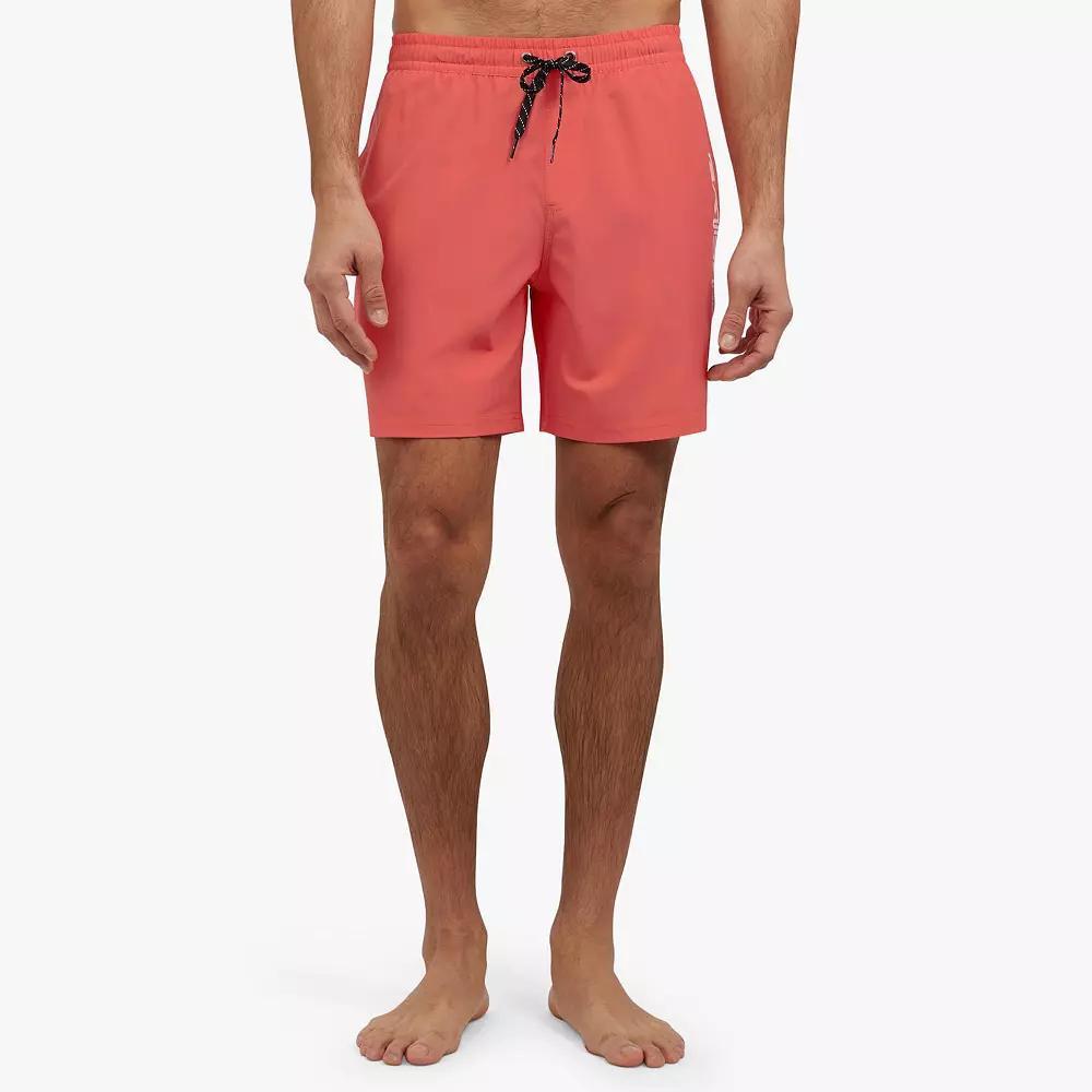 Men's Quiksilver 6.5 in. Solid Logo Volley Swim Shorts, Size: XXL, Pink Product Image