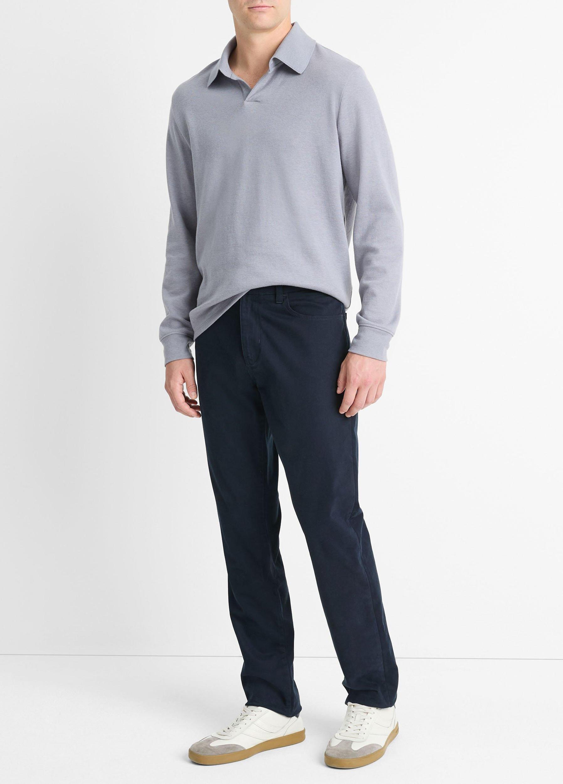 Mens Dylan Slim 5-Pocket Peached Stretch-cotton Pant, Frog, Size 30 Vince Product Image