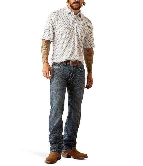 Ariat Allover Printed Short Sleeve Polo Shirt Product Image