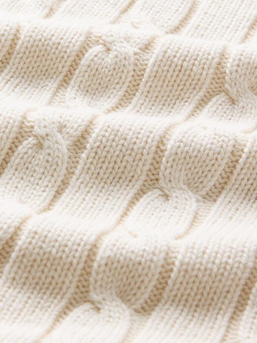 Oversized Cable-Knit Sweater Product Image