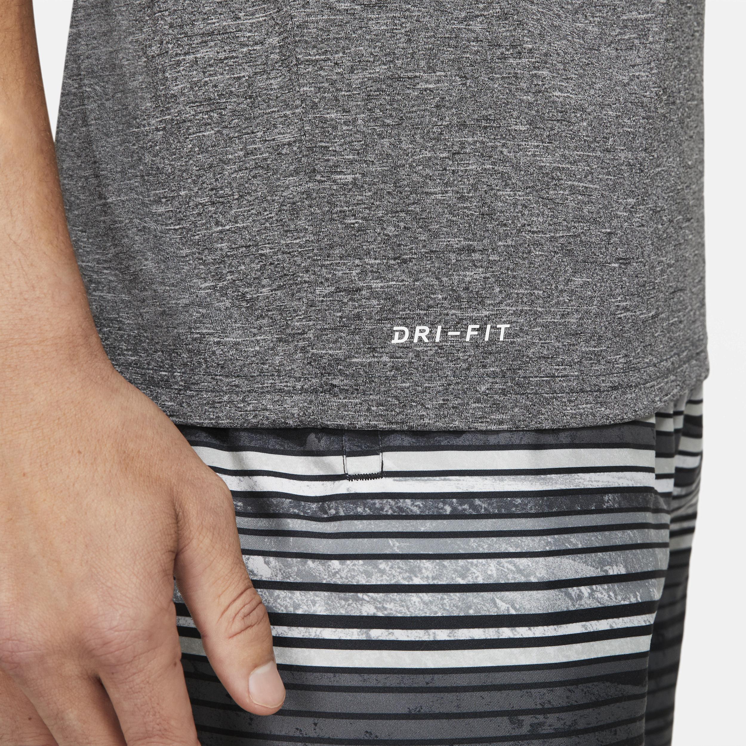 Nike Men's Heathered Sleeveless Hydroguard Swim Shirt Product Image