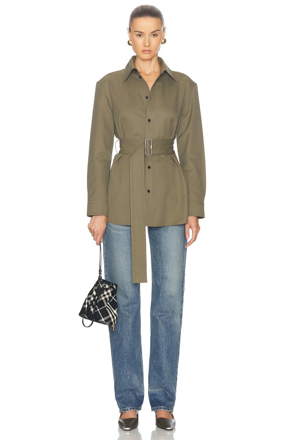 Belted Button Up Top Product Image