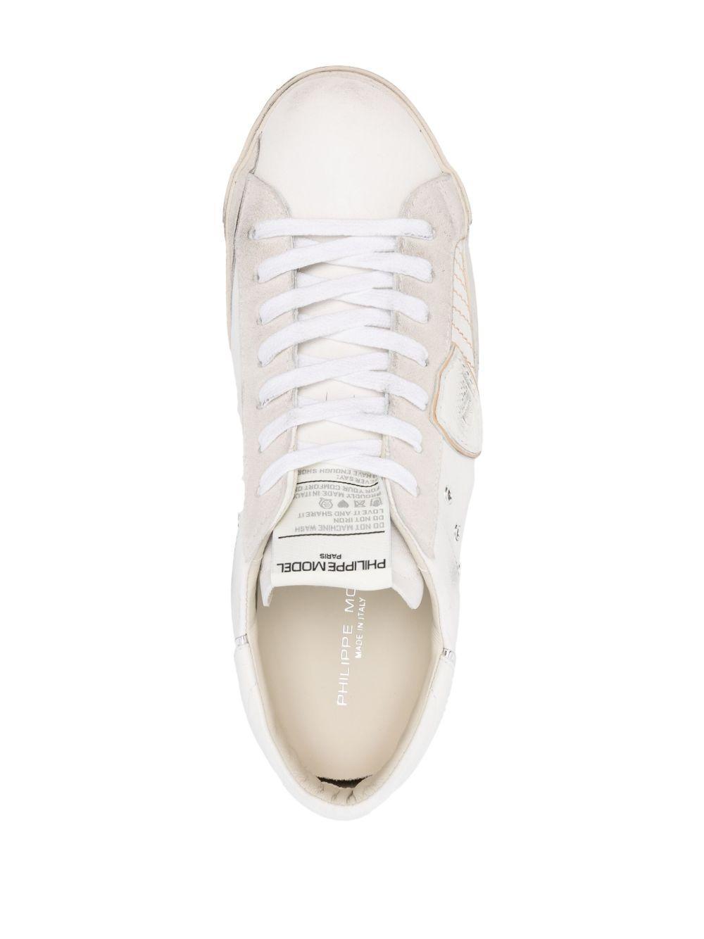 Paris logo-patch sneakers  Product Image