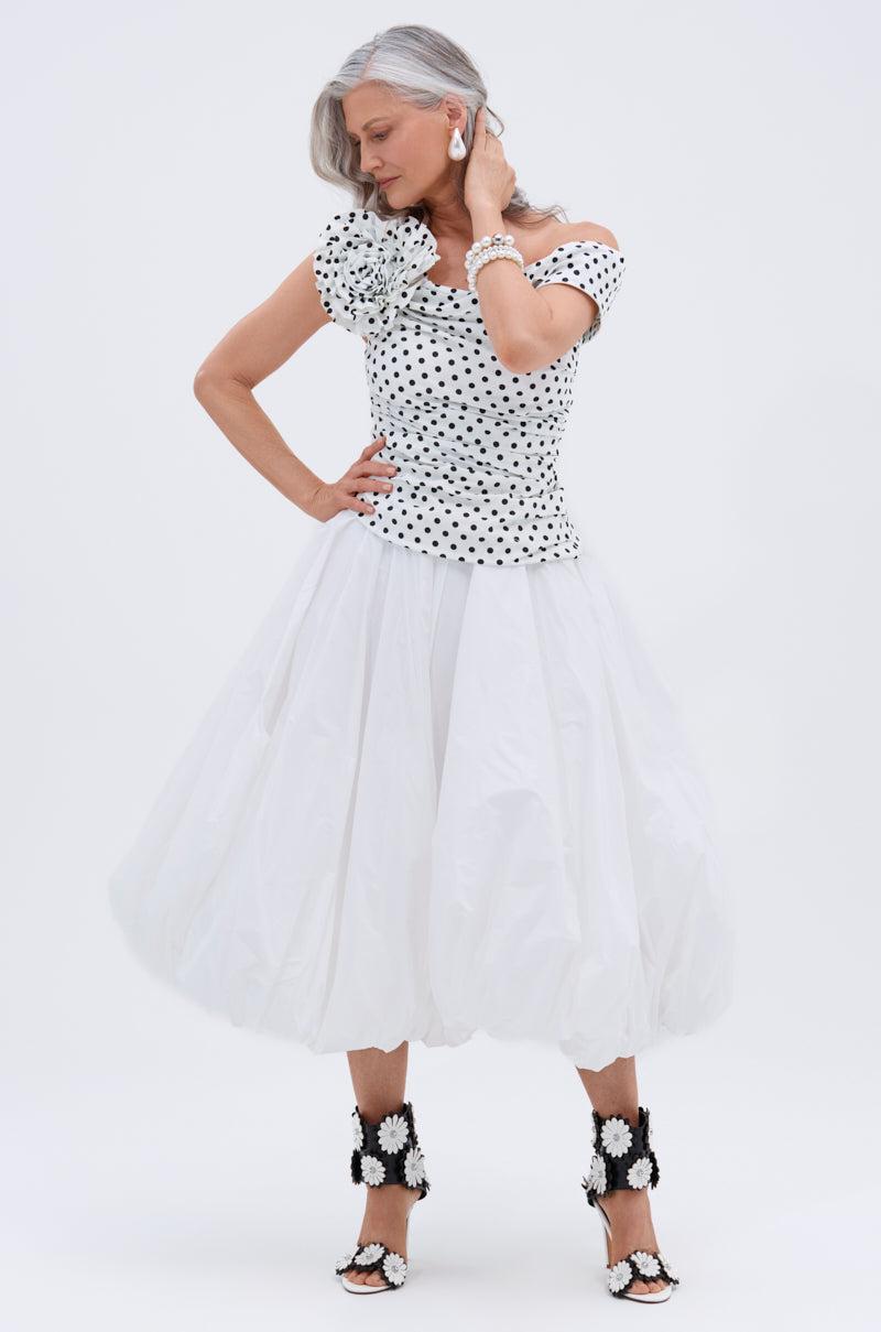 THE BEST MAXI BUBBLE SKIRT Product Image