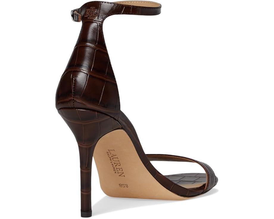 Allie Bow-Trim Satin Sandals Product Image