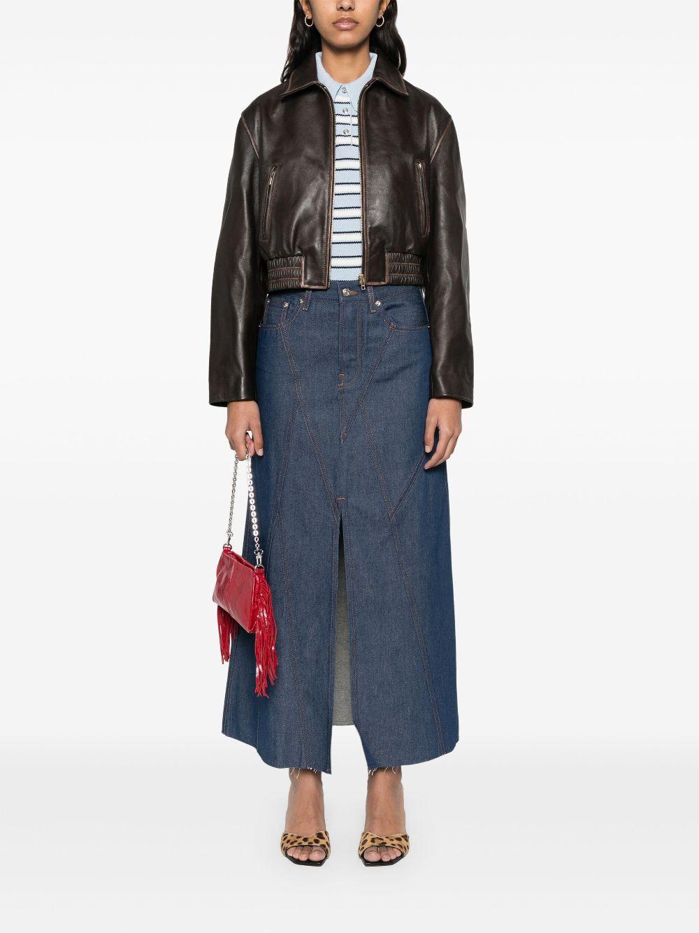 denim midi skirt   Product Image