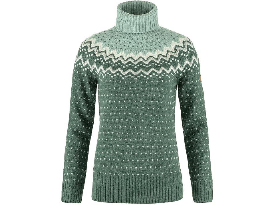 Fjallraven Ovik Knit Roller Neck (Navy/Dark Navy) Women's Clothing Product Image
