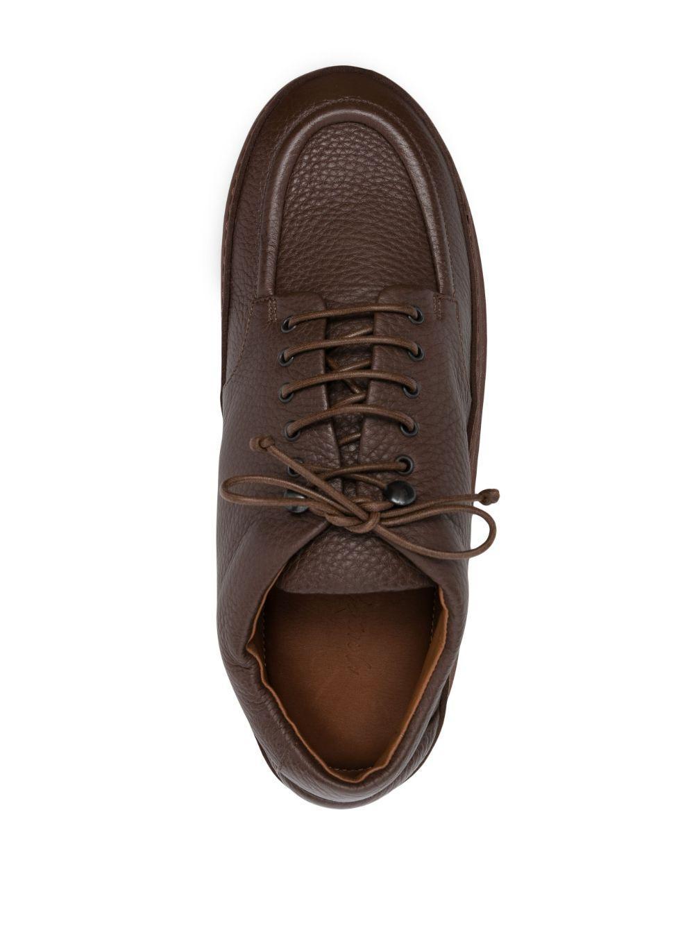lace-up leather derby shoes Product Image