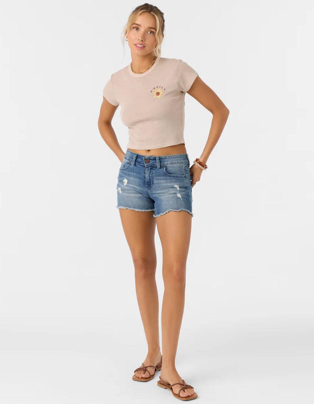 O'NEILL Scenic Dreamz Womens Crop Tee - TAUPE Product Image