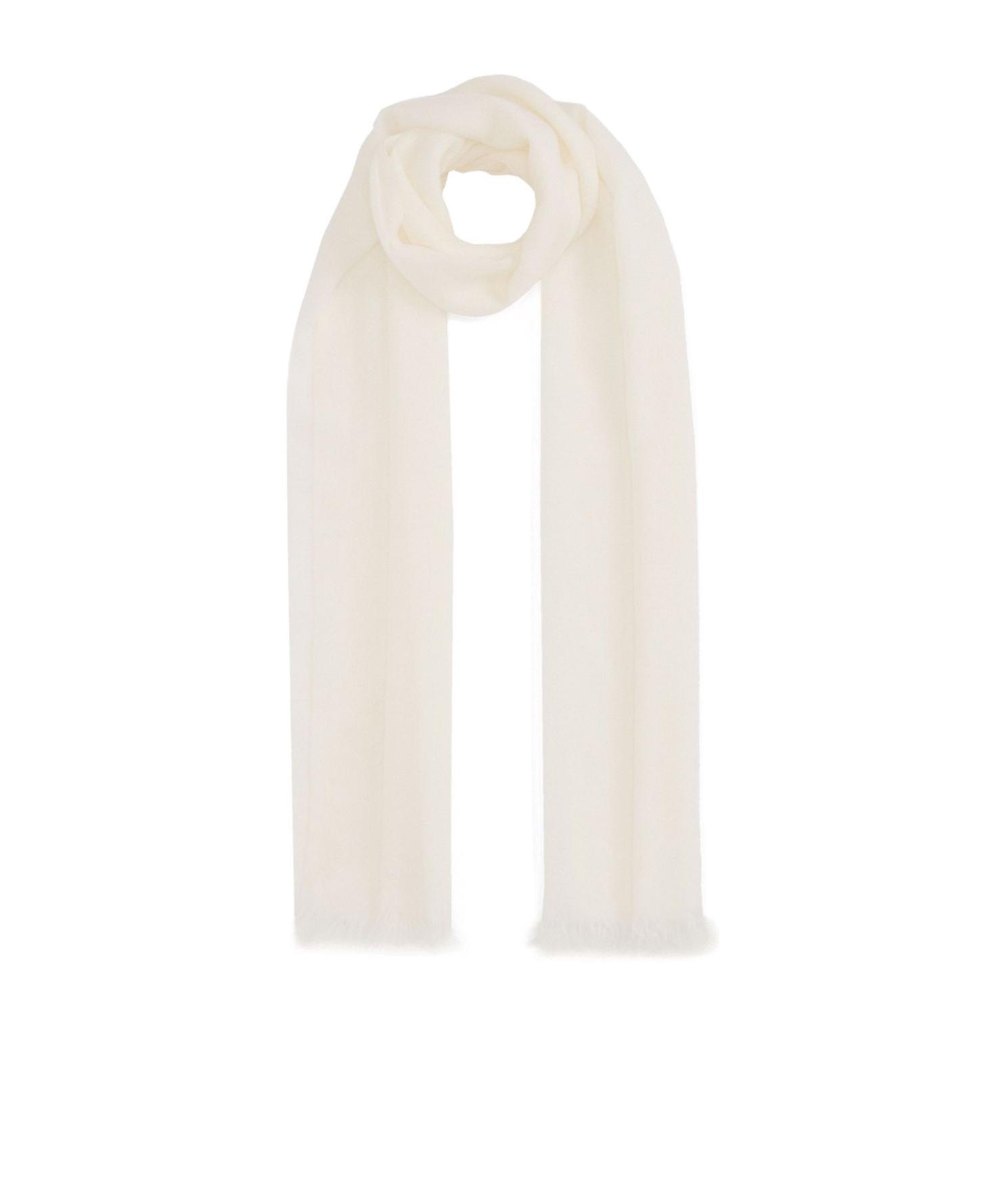 FABIANA FILIPPI Cashmere Scarf In White Product Image
