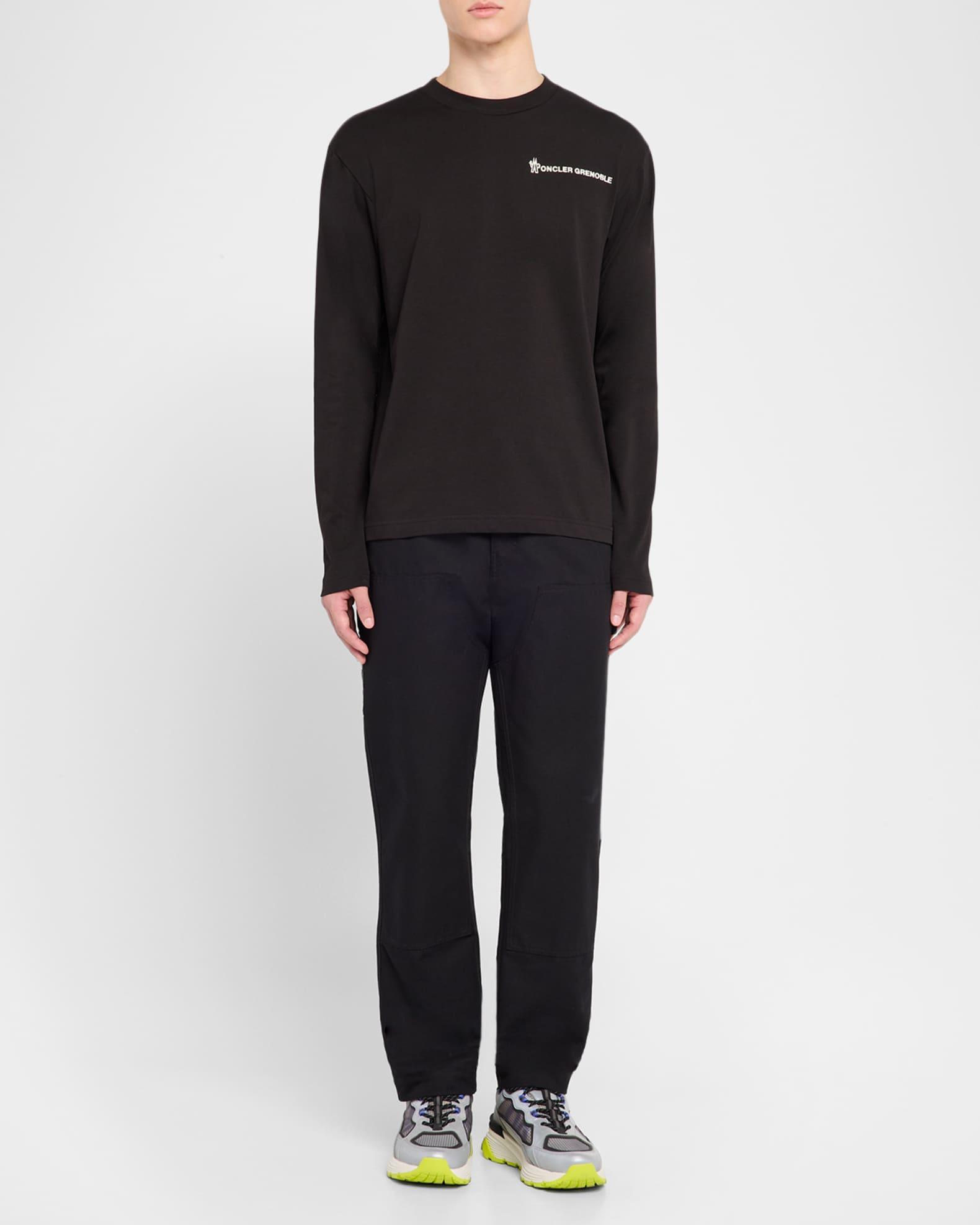 Mens Cotton Logo Long-Sleeve T-Shirt Product Image