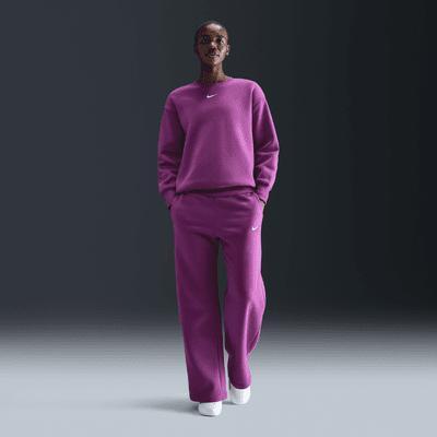 Womens Nike Sportswear Phoenix Fleece High-Waisted Wide-Leg Sweatpants Product Image