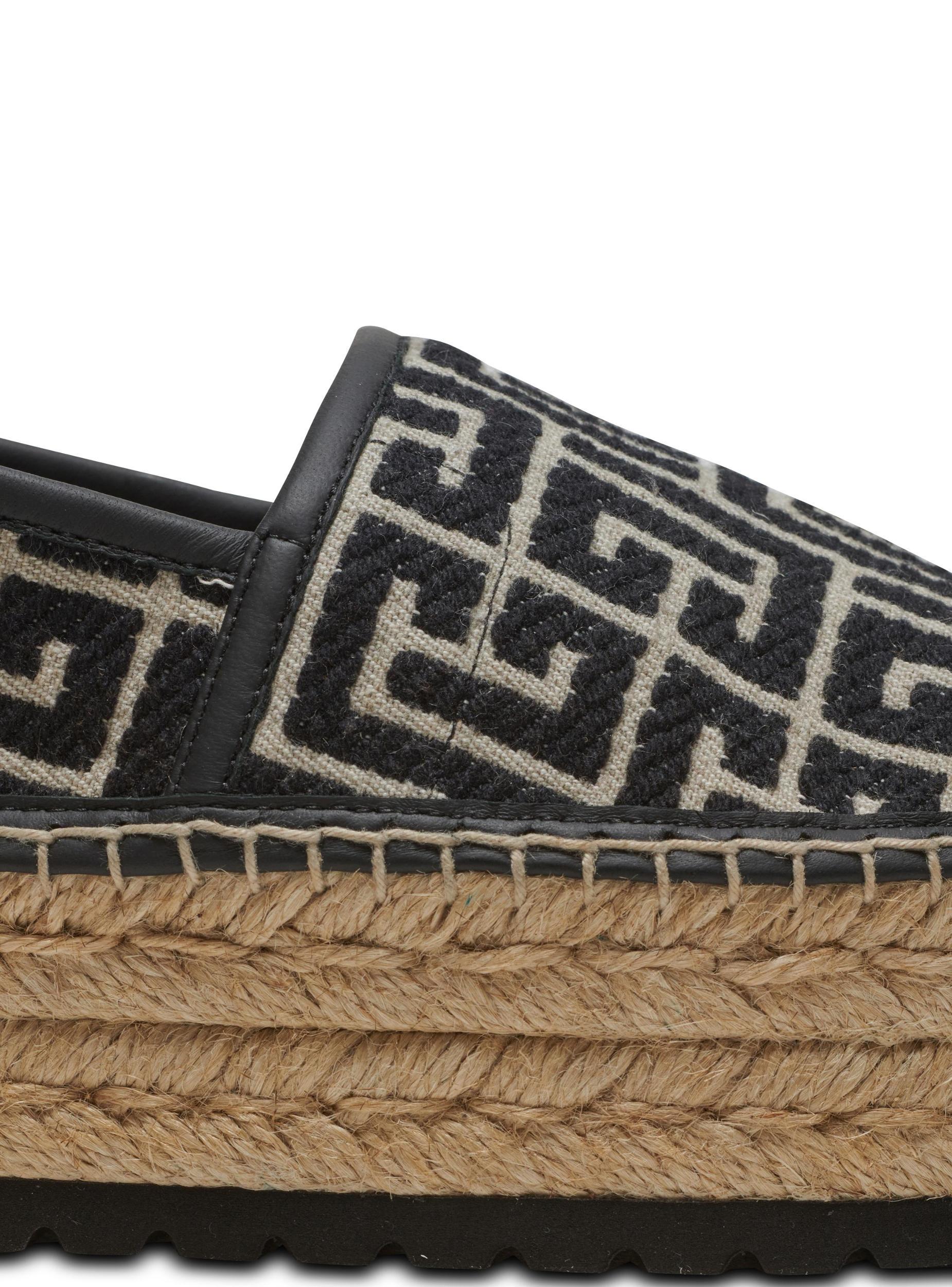 Alex espadrilles with jacquard monogram Product Image