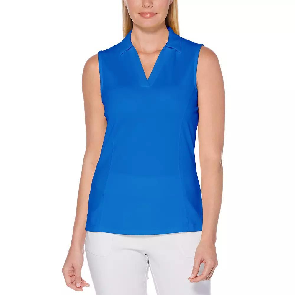 Women's Grand Slam Sleeveless Golf Polo, Size: XS, Princess Blue Product Image