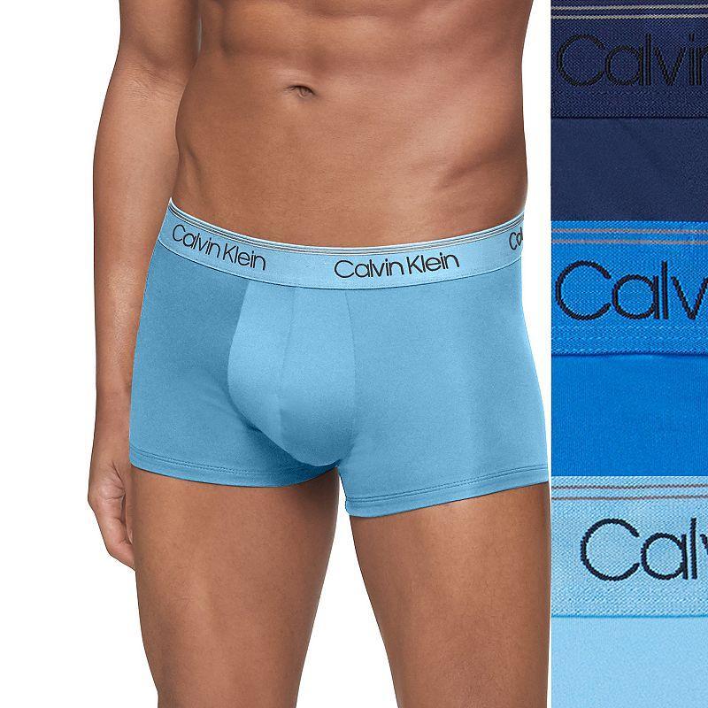 Calvin Klein Men's Micro Stretch 3-Pack Low Rise Trunk - Multi - XL Product Image