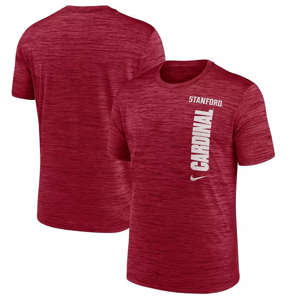 Men's Nike Cardinal Stanford Cardinal 2024 Sideline Velocity Performance T-Shirt, Size: 3XL, Red Product Image