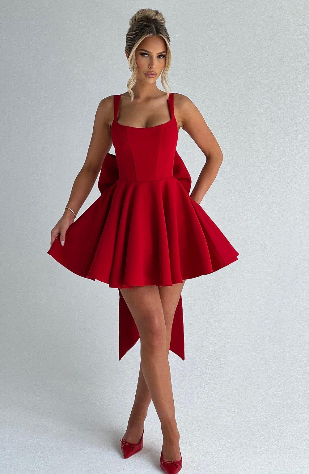 Rue Mini Dress - Red Product Image