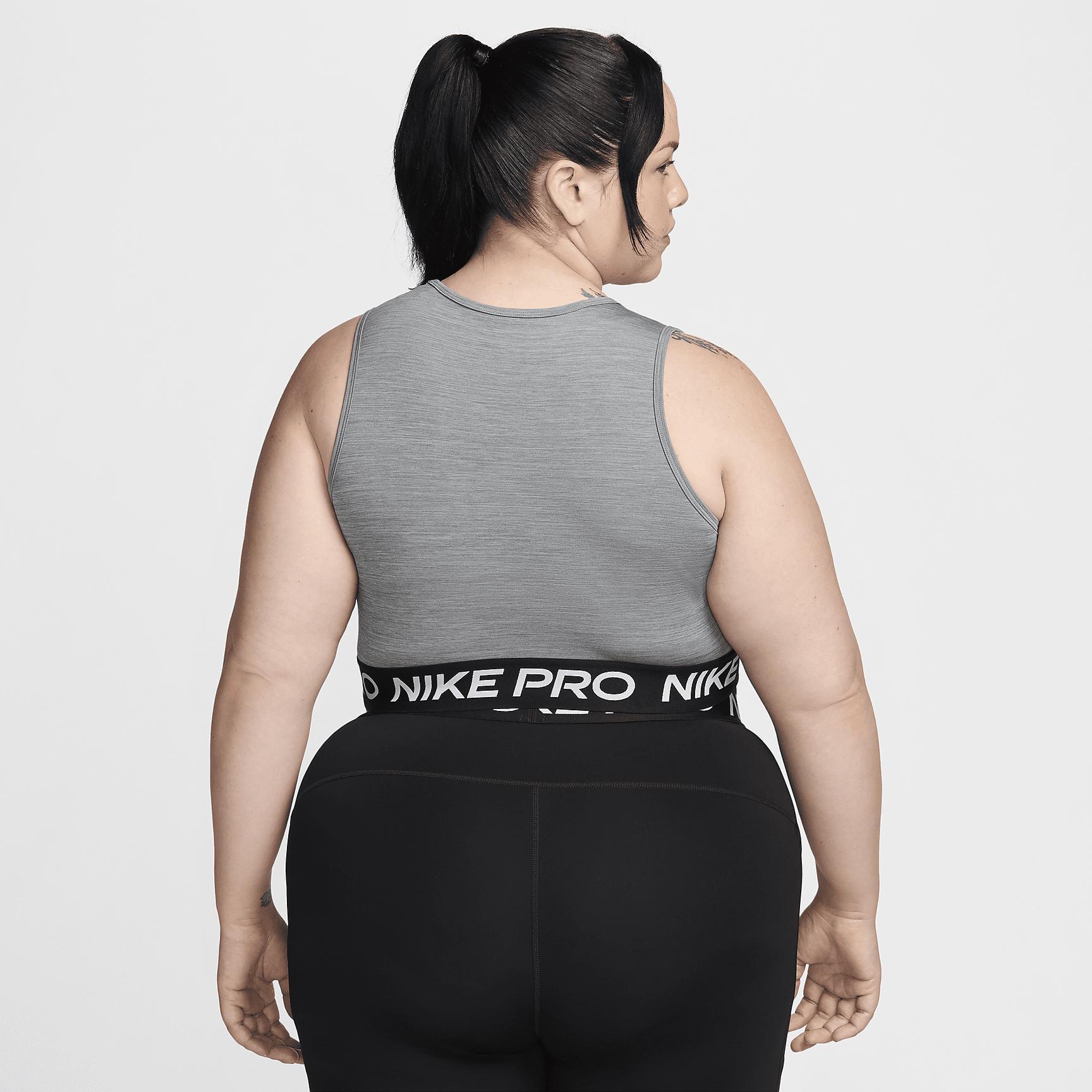 Nike Pro Women's Dri-FIT Cropped Tank Top (Plus Size) Product Image